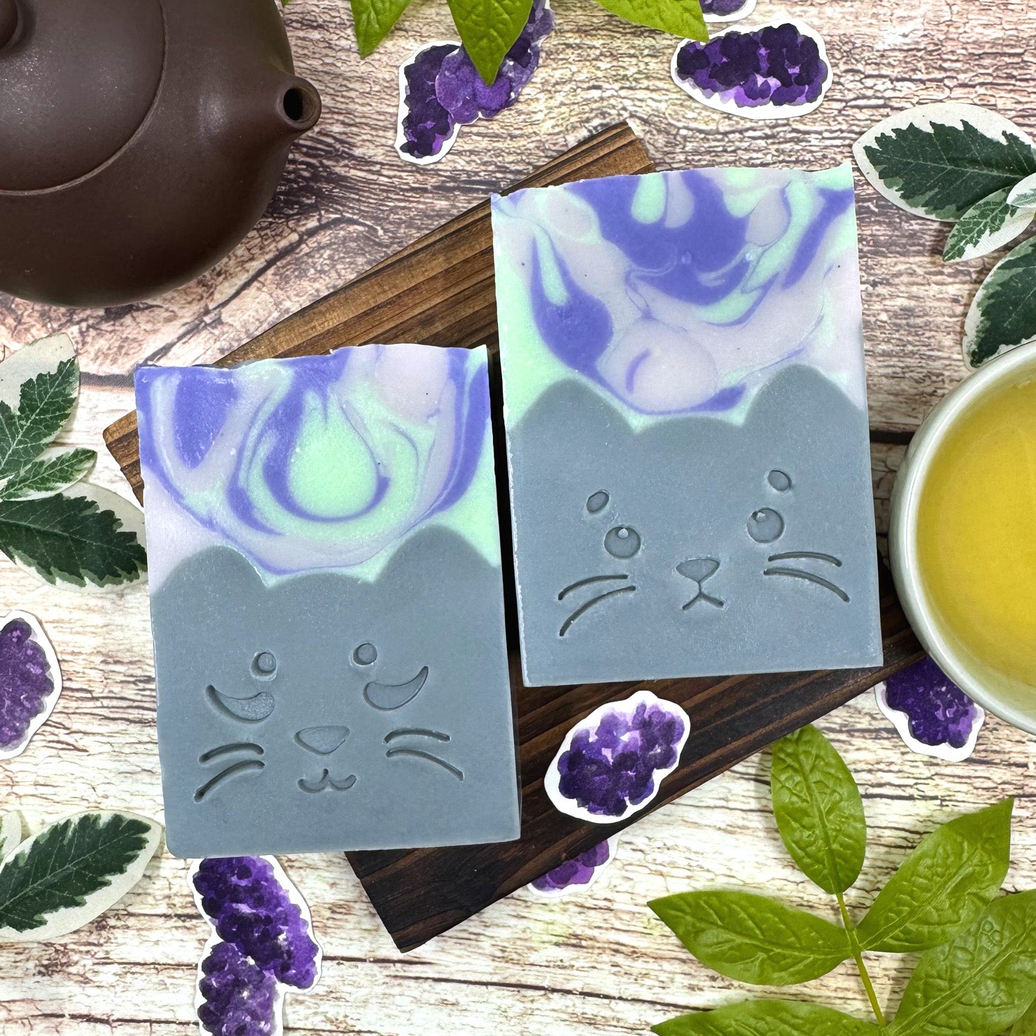 BLACKBERRY SAGE TEA (dog cafe soap)
