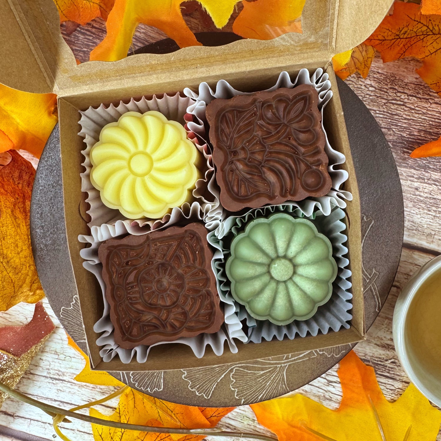 MOONCAKE & STICKER SET (dog cafe soap)