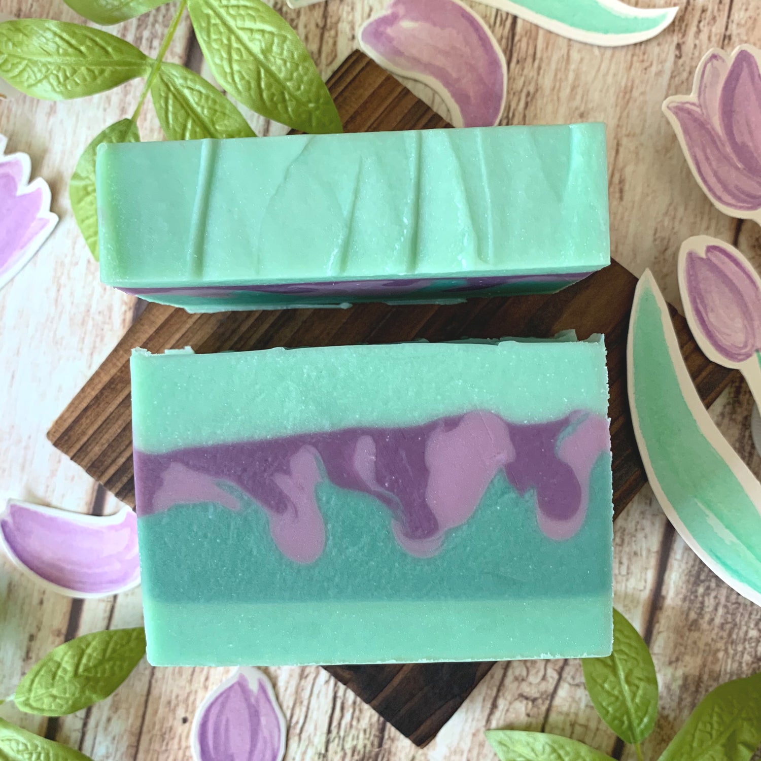 TULIPS IN BLOOM (dog spring soap)